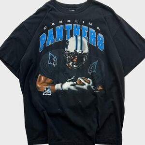 90S Carolina Panthers Nfl Graphic T-Shirt 90S Retro Tee Black